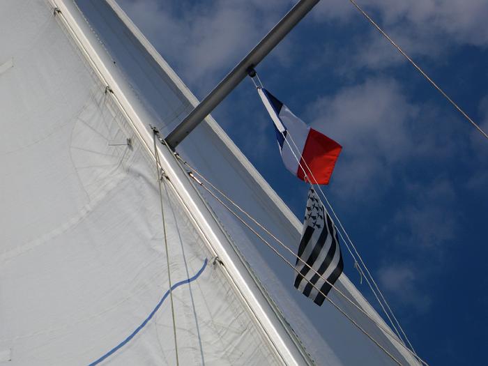 Ook een Bretons beleefdheidsvlaggetje