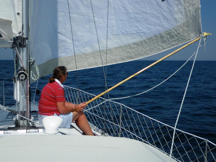 Weinig wind, zoals een groot deel van onze tijd in Frankrijk