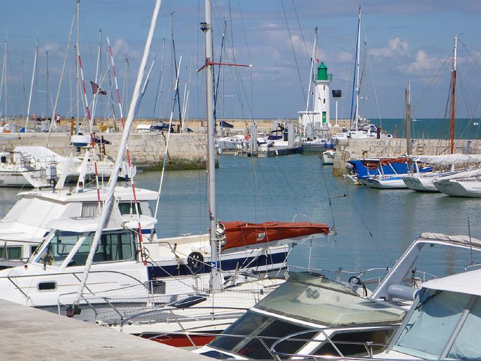 De haven van La Flotte op Ile de Ré