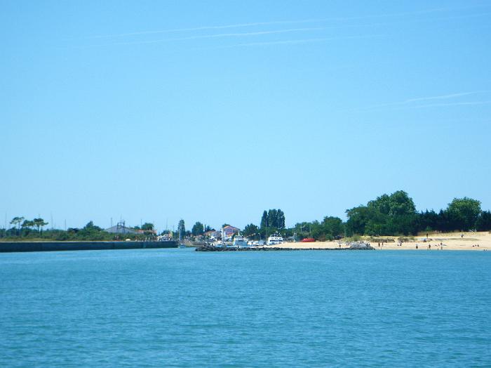 Ingang van de haven van Boyardville op Oléron