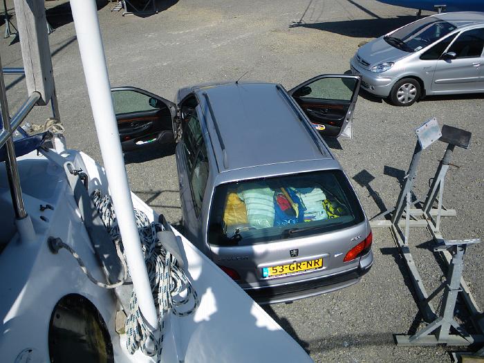 klaar om naar huis te rijden